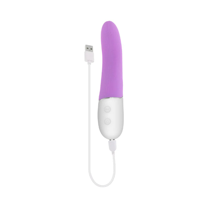 Evolved Slip of the Tongue Rechargeable Come-Hither Motion Silicone Tongue G-Spot Vibrator