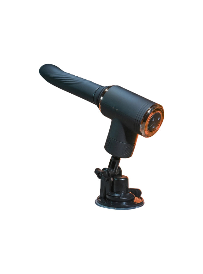 Evolved Too Hot To Handle Thrusting Vibrating Warming Suction Cup Sex Machine
