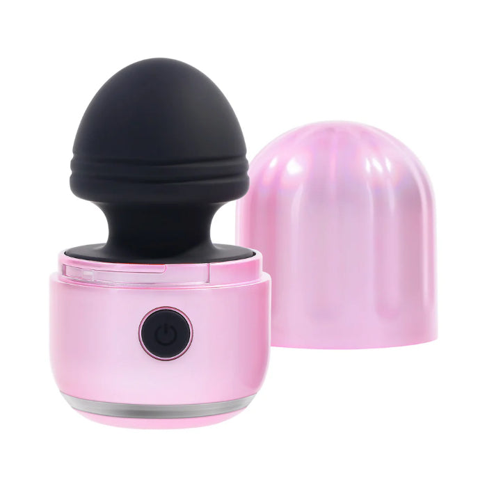 Evolved Vacation Vibes Mini Wand Rechargeable Silicone Vibrator With Travel Cover