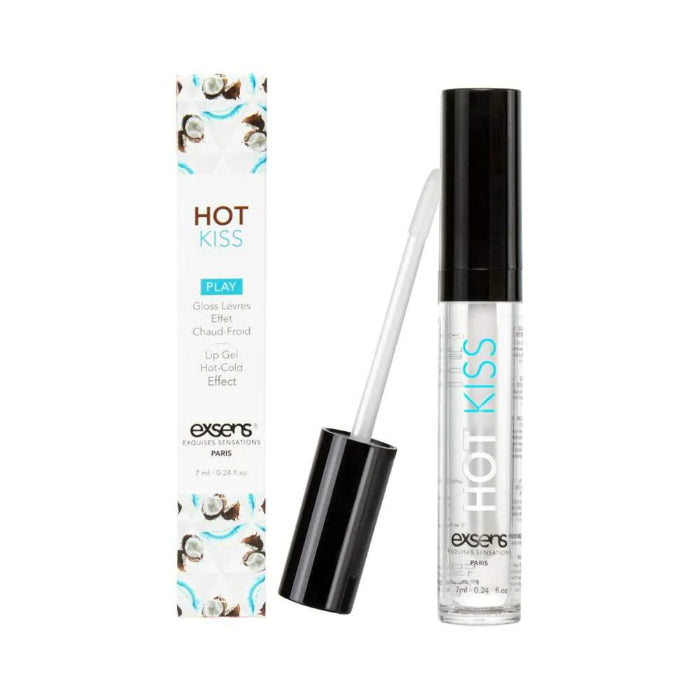 Exsens Hot Kiss Tingling Arousal Lip Gloss Coconut Flavor