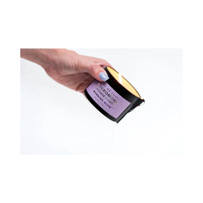 Eye of Love Morning Glow Attract Him Pheromone Massage Candle For Massage and Temperature Play