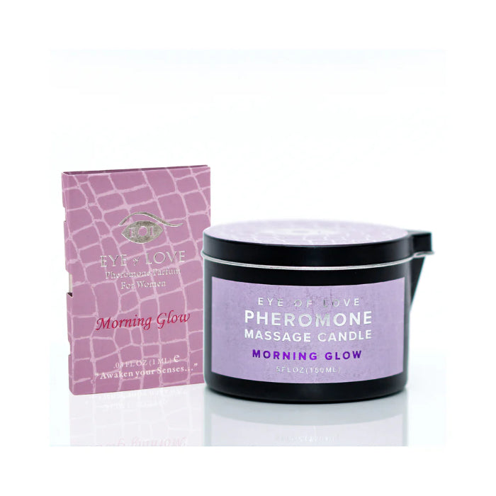 Eye of Love Morning Glow Attract Him Pheromone Massage Candle For Massage and Temperature Play
