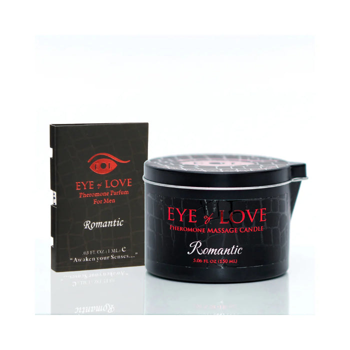 Eye of Love Romantic Attract Her Pheromone Massage Candle For Massage and Temperature Play