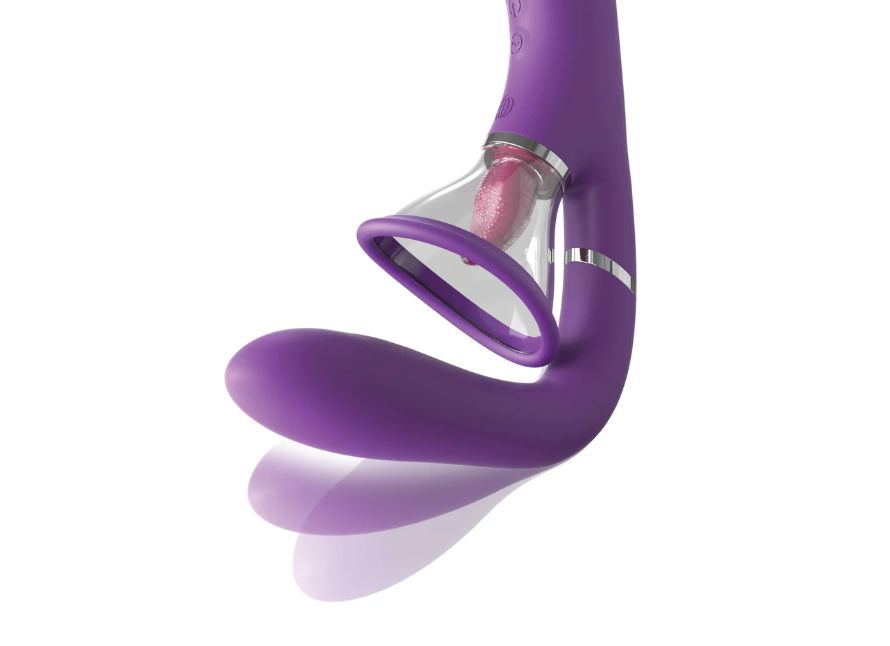 Fantasy Ultimate Pleasure Pro Rabbit Style Dual Stimulator Oral Sex Simulator & G-Spot Vibrator
