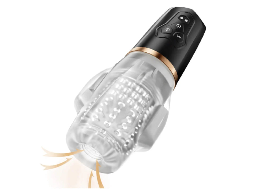 Gawk Gawk 4000 Sucking And Vibrating Penis Rechargeable Stroker