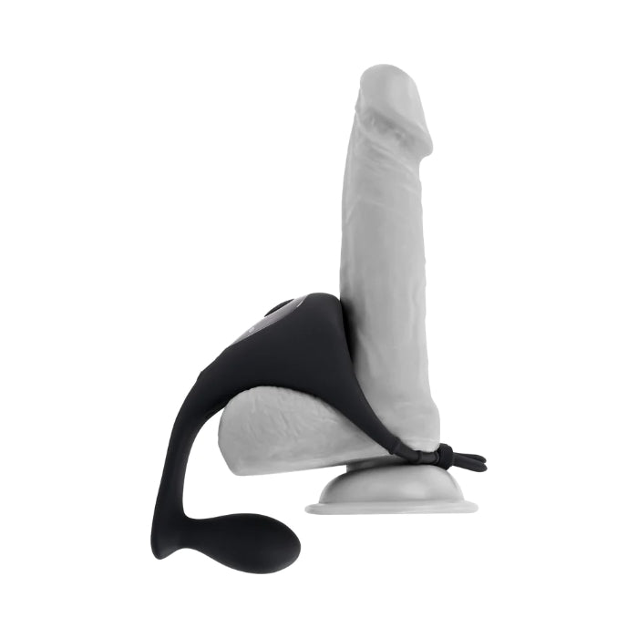Gender X Back It Rechargeable Remote-Controlled Silicone Lasso Cock Ring And Plug