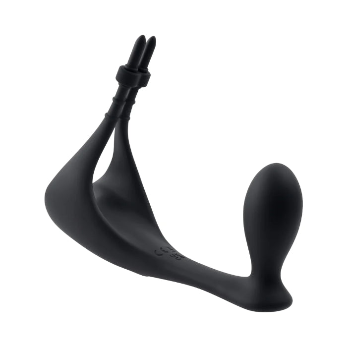 Gender X Back It Rechargeable Remote-Controlled Silicone Lasso Cock Ring And Plug