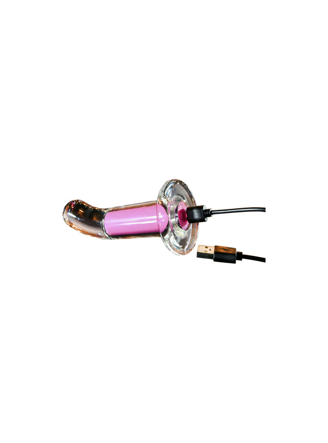 Gender X Pink Paradise Rechargeable Vibrating Remote Control Curved Butt Plug