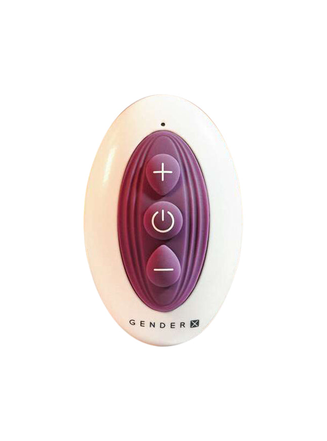 Gender X Velvet Hammer Powerful Remote-Controlled Thrusting Rechargeable Dual Vibrator