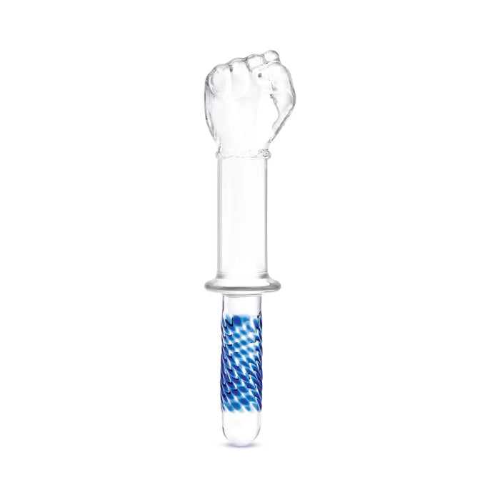 Glas 11 Inch Glass Fist Double Ended with Handle Grip