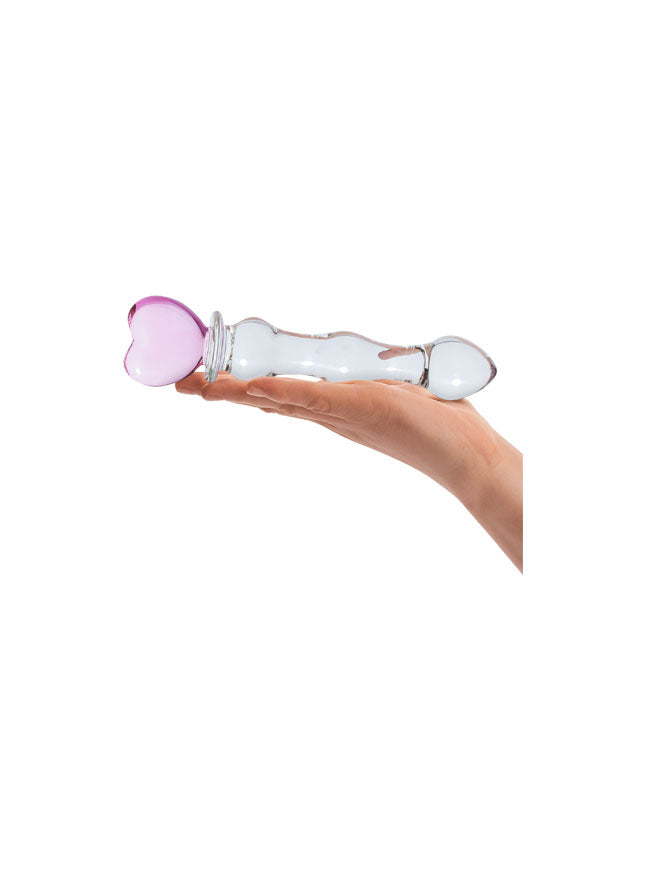 Glas 8" Sweetheart Glass Dildo