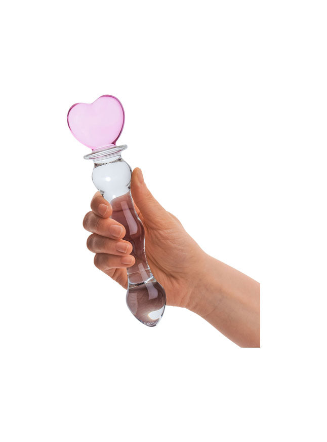 Glas 8" Sweetheart Glass Dildo