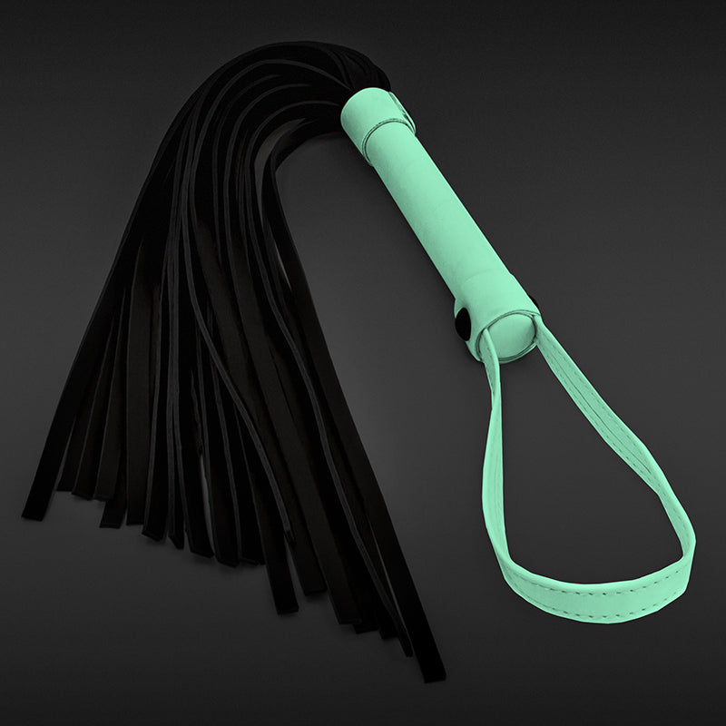 GLO Bondage  Glow-In-The-Dark Mid Size Flogger