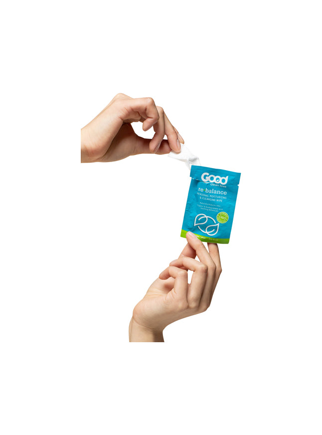 Good Clean Love Rebalance Wipes Single Packet