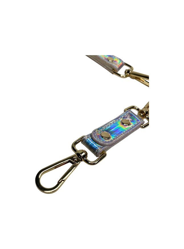 Holographic Vegan Leather BDSM Hogtie