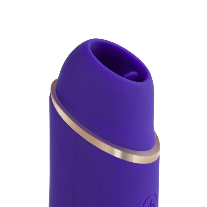 Honey Play Box Abby Mini Tongue Licking Rechargeable Vibrating Silicone Stimulator With Travel Cover