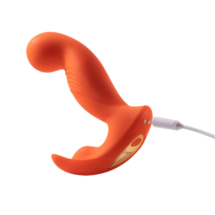 Honey Play Box Crave 3 Rotating Shaft and Vulva Molded Stimulator Wearable Hands-Free Remote Control Dual Stimulating Rechargeable Silicone Vibrator