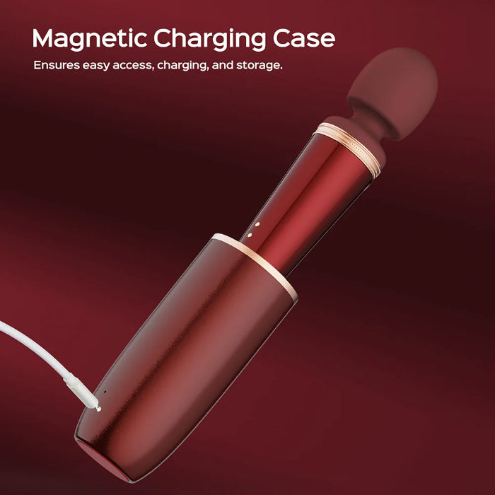 Honey Play Box Stormi Rechargeable Silicone Warming Powerful Wand Massager With Charging Case