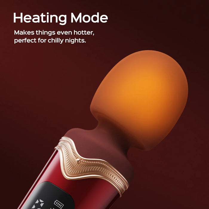 Honey Play Box Stormi Rechargeable Silicone Warming Powerful Wand Massager With Charging Case