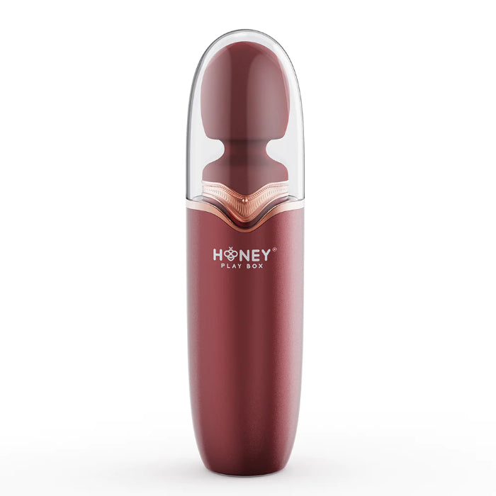Honey Play Box Stormi Rechargeable Silicone Warming Powerful Wand Massager With Charging Case