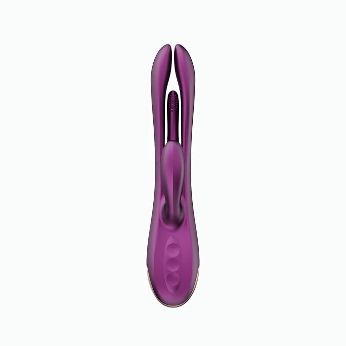 Honey Play Box Terri App-Controlled Rechargeable Silicone Tapping Rabbit Style Vibrator