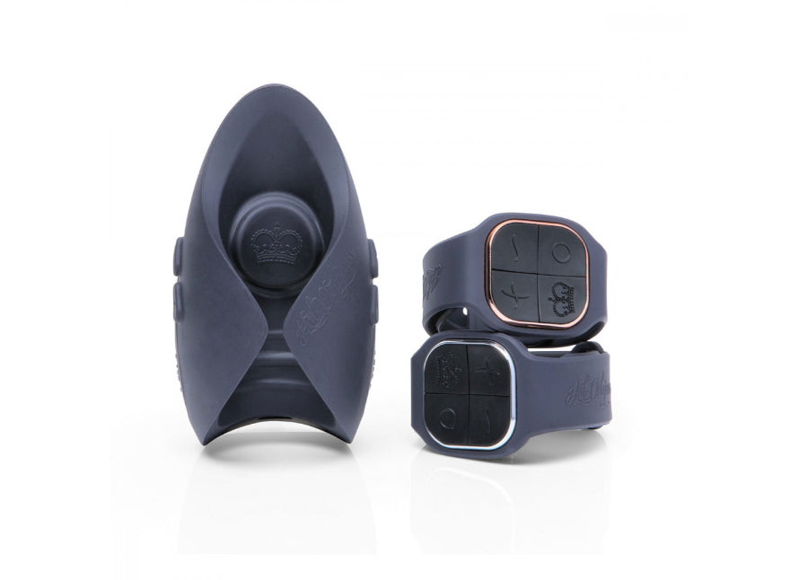Hot Octopuss Pulse Duo Lux Twin Remote Controlled Penis Oscillator And Grinding Vibrator Couples Toy