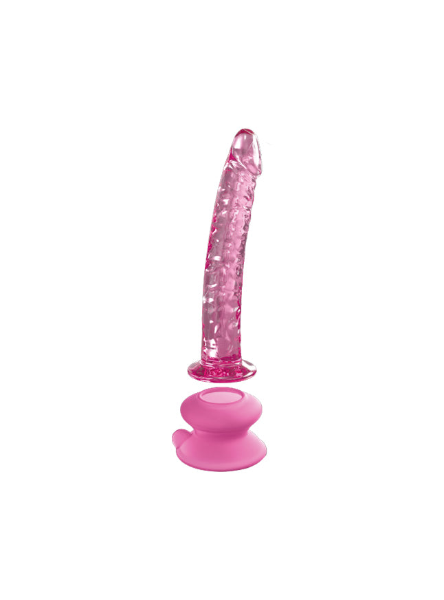 Icicles No. 86 Glass Suction Cup Dildo