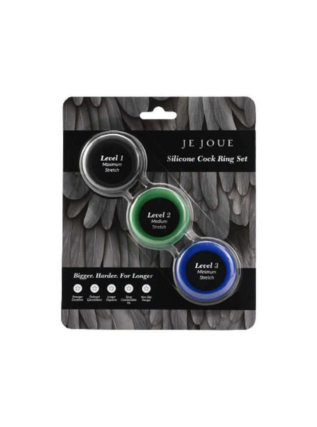 Je Joue 3 Pack Silicone Cock Ring Set