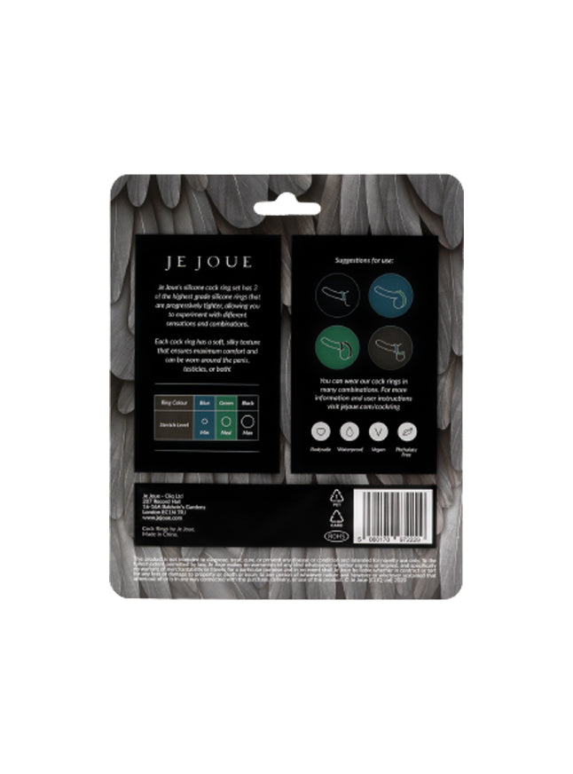 Je Joue 3 Pack Silicone Cock Ring Set