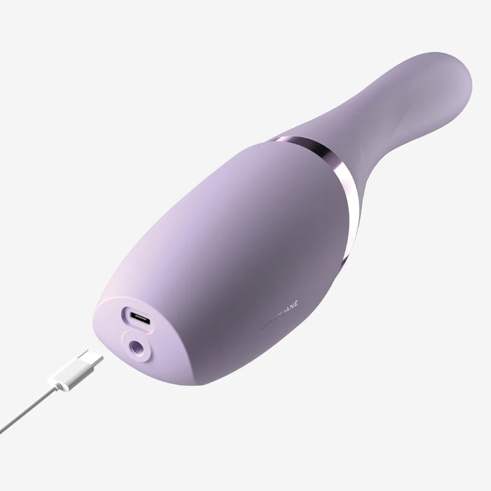 JimmyJane Hello Bang Rechargeable Warming Sleek Vibrating Thruster With Case And Suction Cup