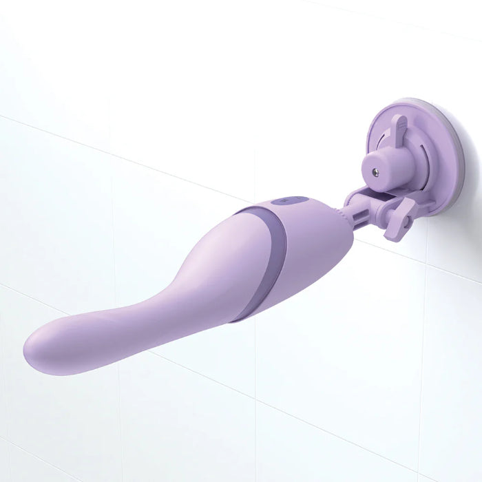 JimmyJane Hello Bang Rechargeable Warming Sleek Vibrating Thruster With Case And Suction Cup