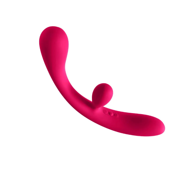 JimmyJane Reflexx Rabbit 3 Rechargeable Flexible Warming Silicone Dual Motor Rabbit Style Vibrator