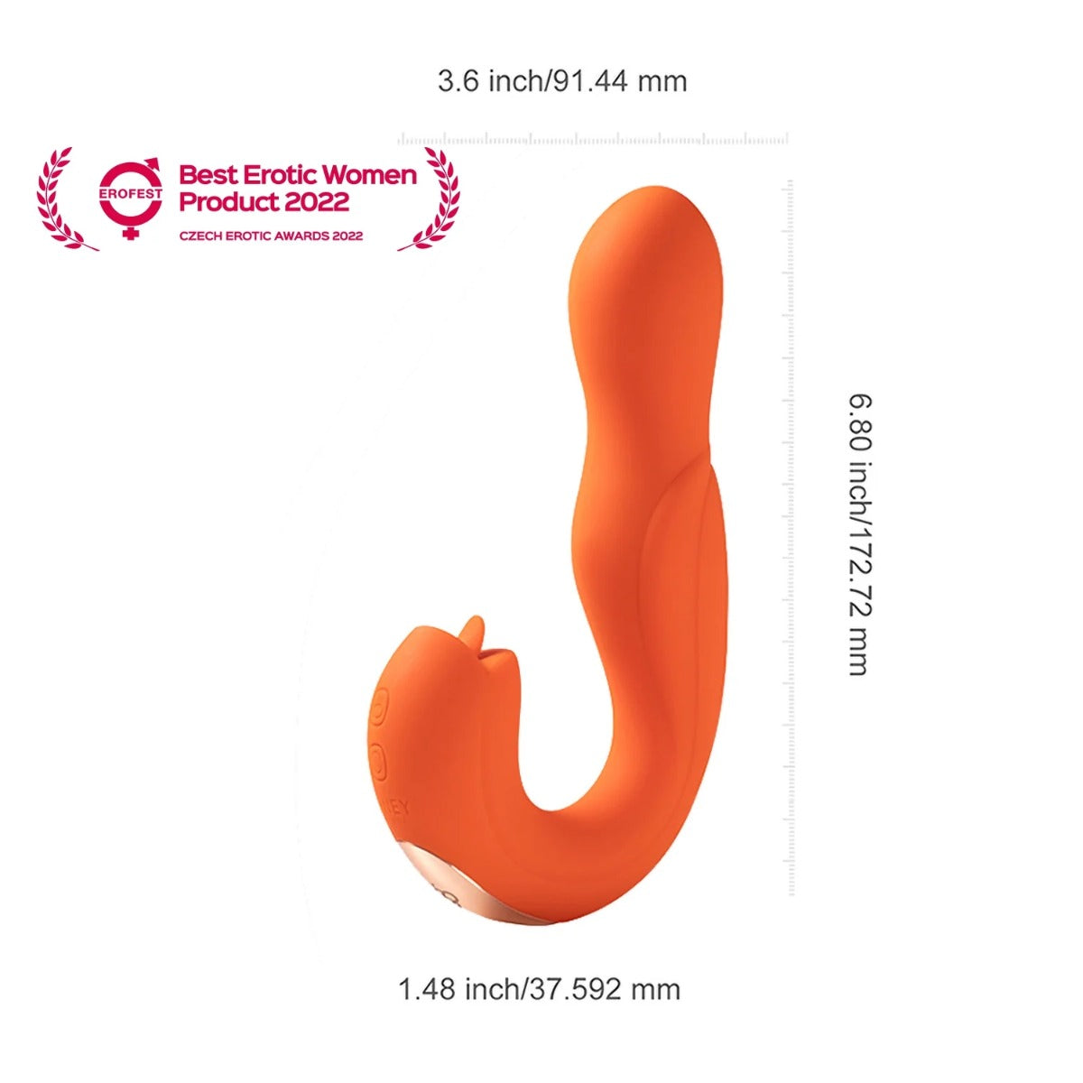 Honey Play Box JOI Rotating Head And Flicking Tongue Vibrator