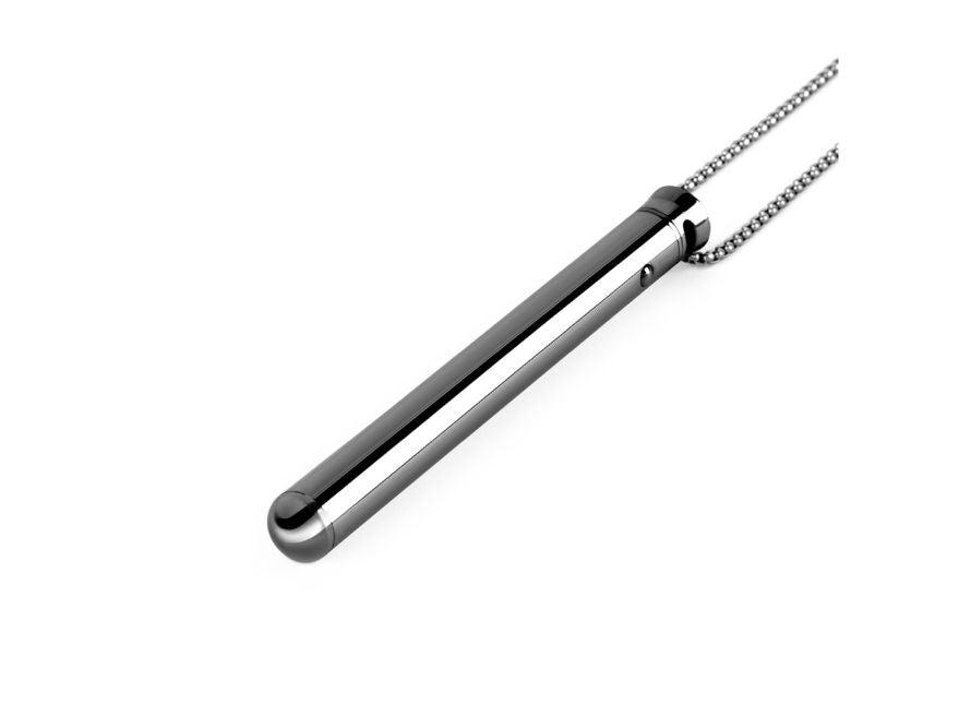 Le Wand Silver Vibrating Bullet Pendant Necklace