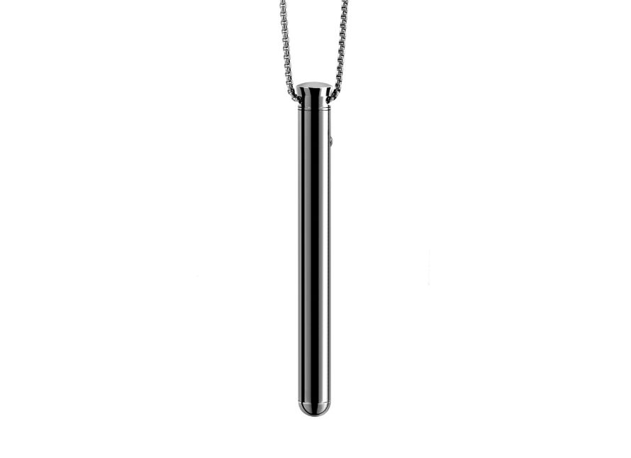 Le Wand Silver Vibrating Bullet Pendant Necklace