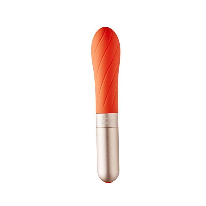 Love Not War Power of Love Gra Textured Rounded Head Shaped Silicone Interchangeable Head