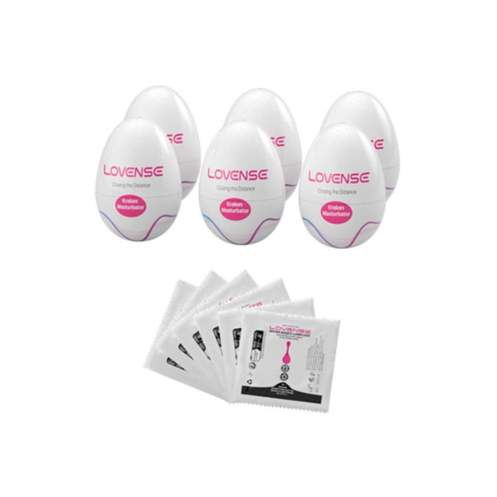 Lovense Kraken Soft Stretchy Textured Set of 6 Strokers