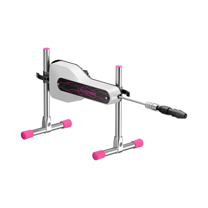 Lovense Mini App Enabled Sex Machine With Interchangeable Dildo Attachment
