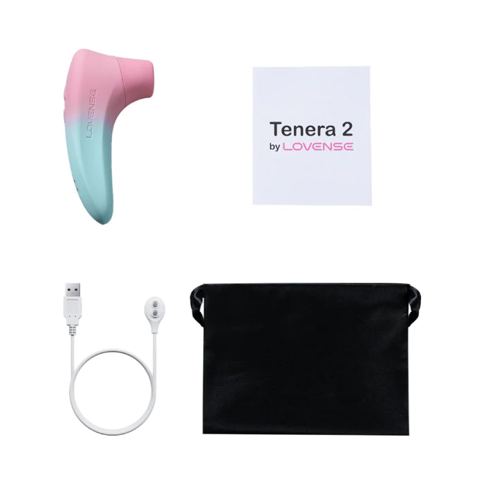 Lovense Tenera 2 App-Enabled Air Pulse Rechargeable Wide Mouth Suction Massager