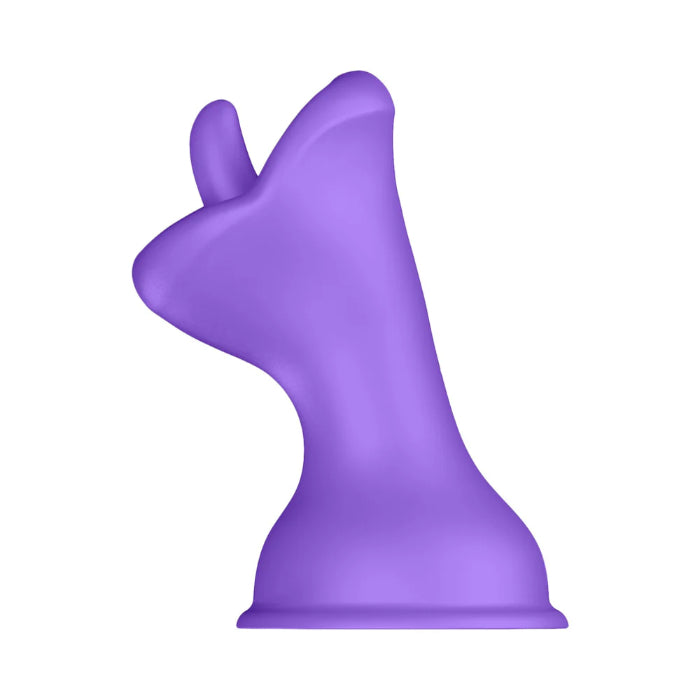 Luv Inc Mv57 Rechargeable Silicone Mouth & Tongue Vibrator With Suction Cup Base