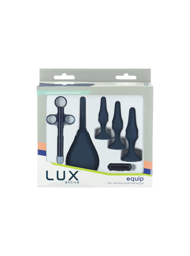 Lux Active Equip Complete 7-Piece Silicone Anal Training Kit