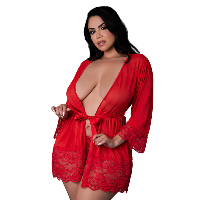 Magic Silk Sugar High 3/4 Sleeve Robe