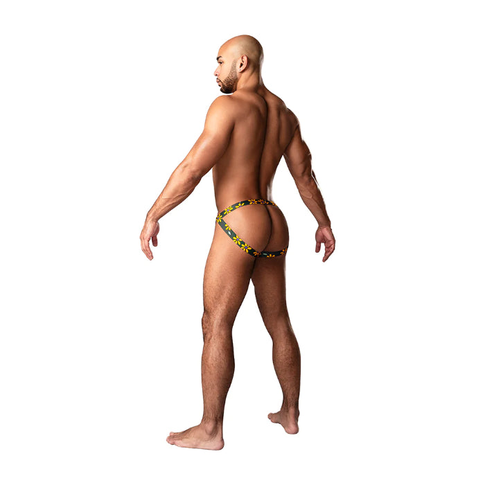 Male Power Petal Power Daisy Print Jock