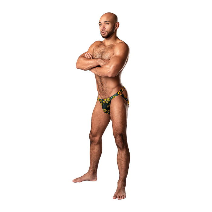 Male Power Petal Power Daisy Print Jock