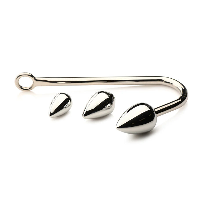 Master Series Anal Hook Trainer Anal Hook with 3 Interchangeable Plugs