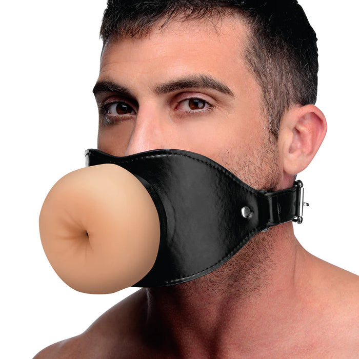 Master Series Ass Face Mouth Penetrable Gag