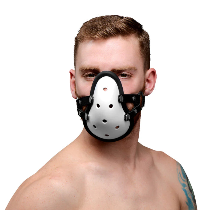 Master Series Musk Athletic Cup Lockable Muzzle