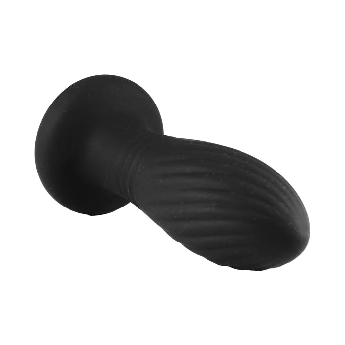 Nasstoys Atomic Thrusting Rechargeable Light-Up Remote Control Twisted Texture Butt Plug