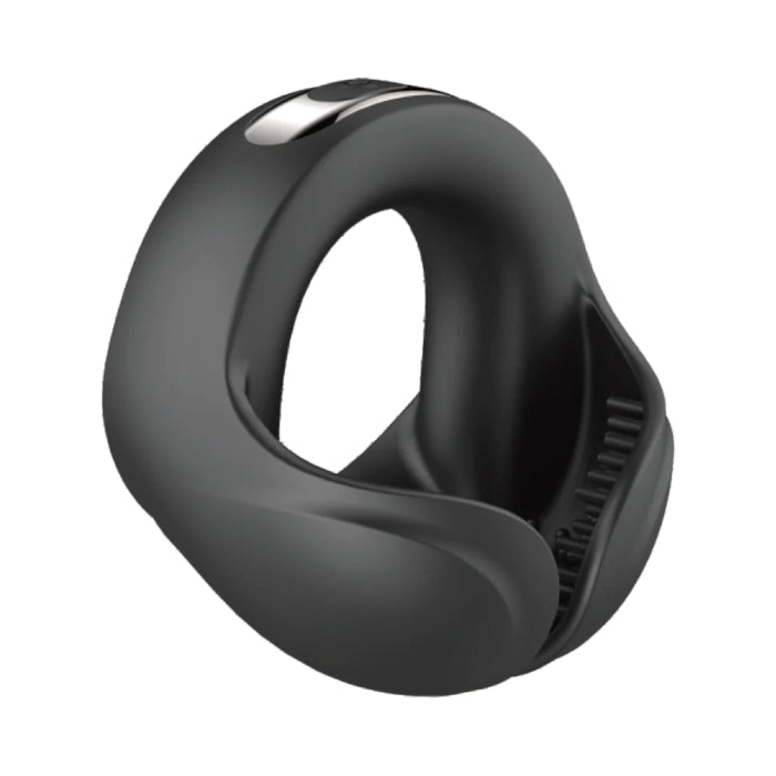 Nasstoys Cockpower Scrotum Hugger Rechargeable Silicone Cock Ring And Textured Ball Stimulator