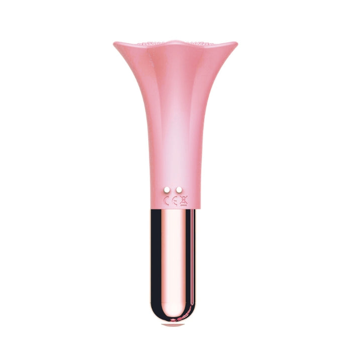 Nasstoys Goddess Pink Lily Massager Rechargeable Silicone Flower Shaped Vibrator